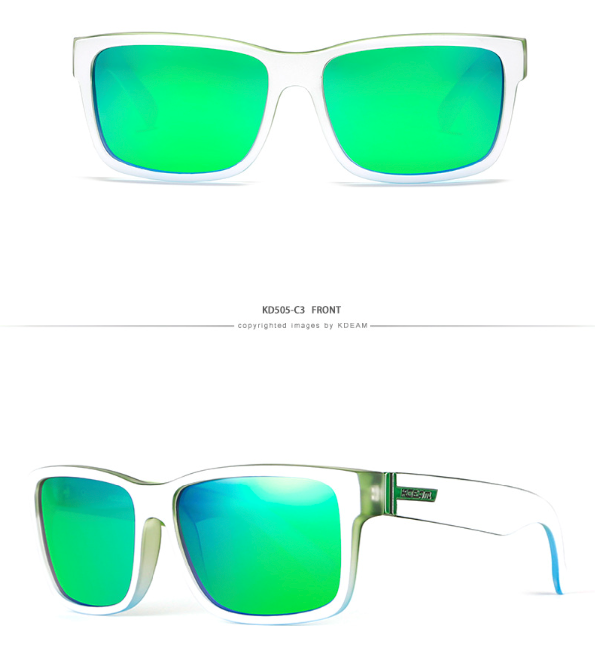 No.058 Polarized Stylish and Colorful Mirrored Outdoor Sport Sunglasses