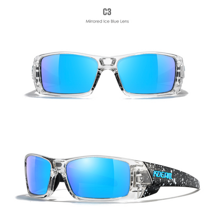 No.056 Polarized  Modern Square High Quality Cycling & Fishing Outdoor Sunglasses