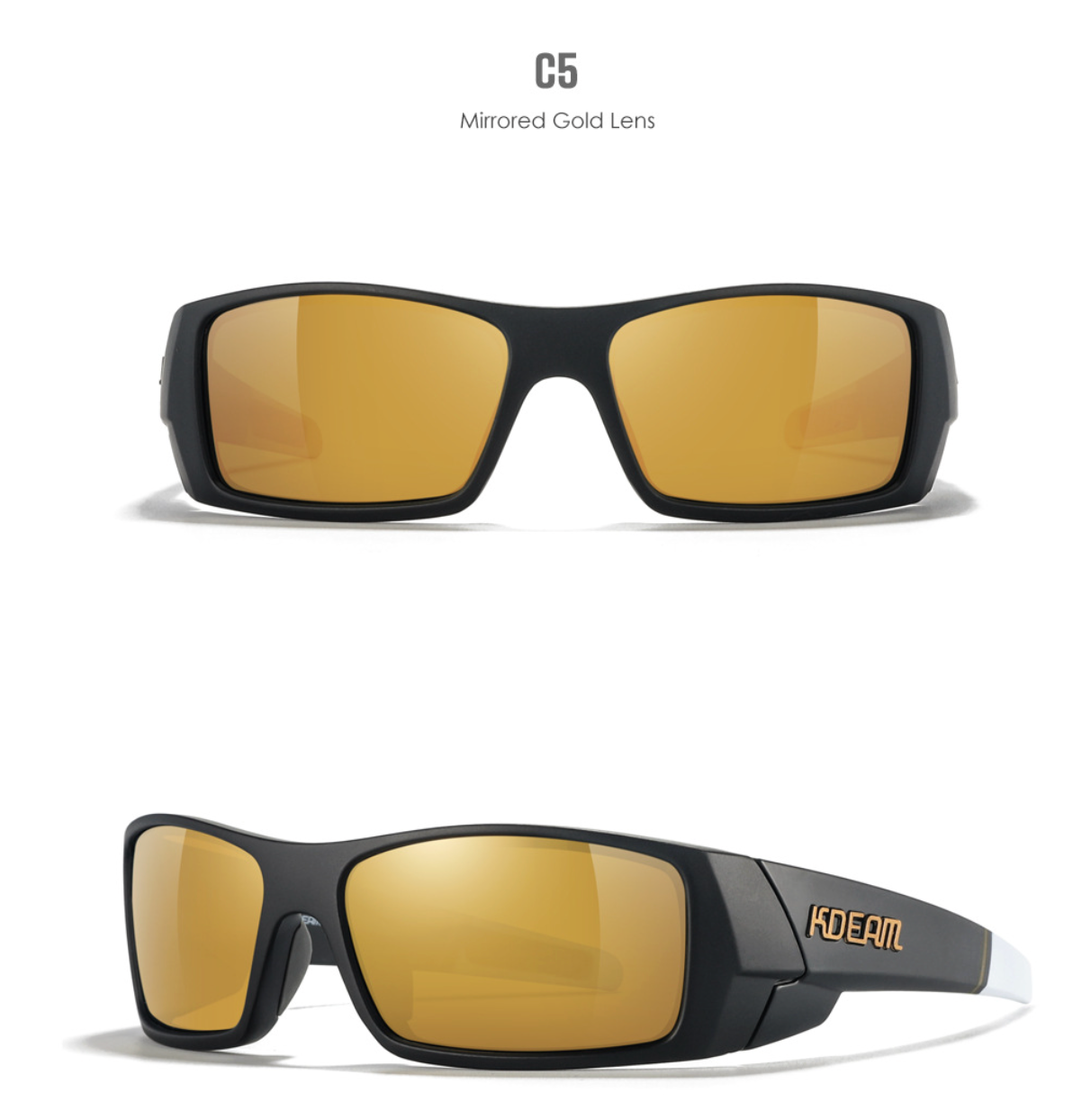 No.056 Polarized  Modern Square High Quality Cycling & Fishing Outdoor Sunglasses