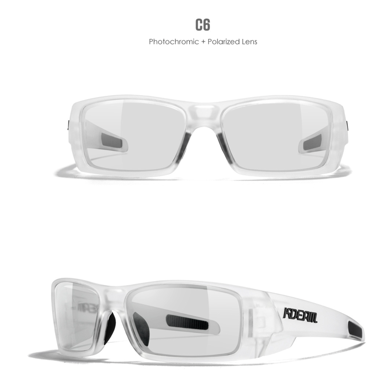 No.056 Polarized  Modern Square High Quality Cycling & Fishing Outdoor Sunglasses