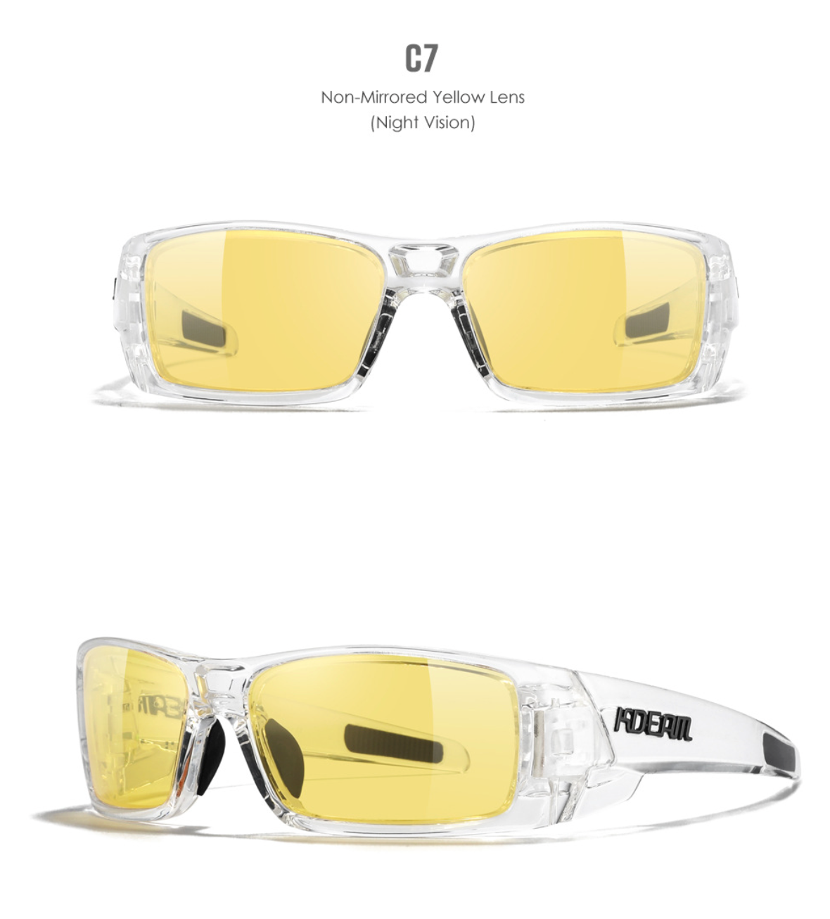 No.056 Polarized  Modern Square High Quality Cycling & Fishing Outdoor Sunglasses