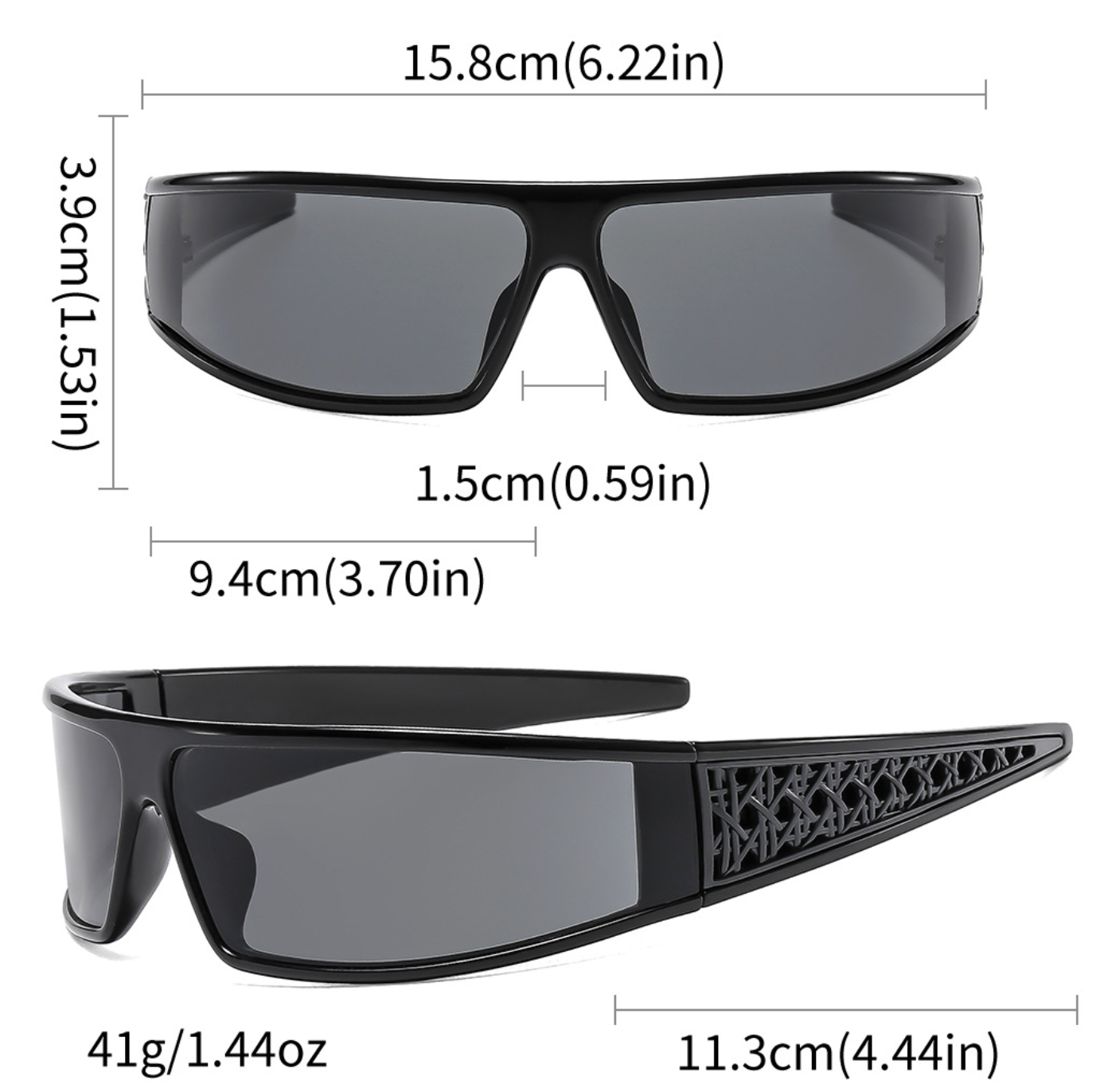 No.001: Fashion Arc Sunglasses UV400 protection
