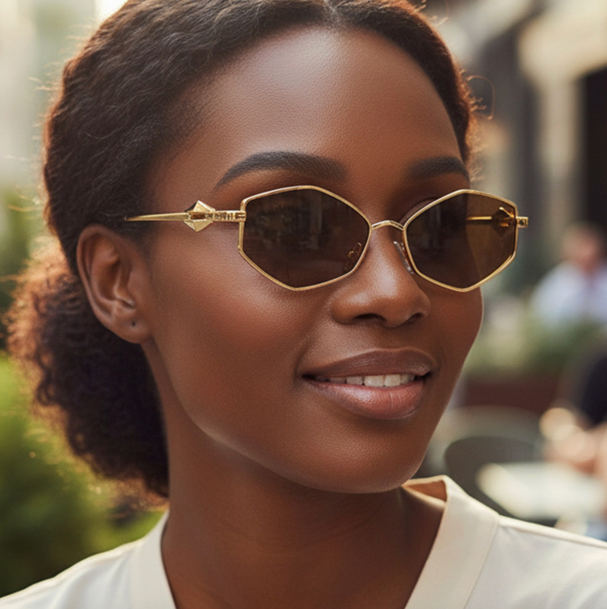 No.013: Hexagon Metal Sunglasses