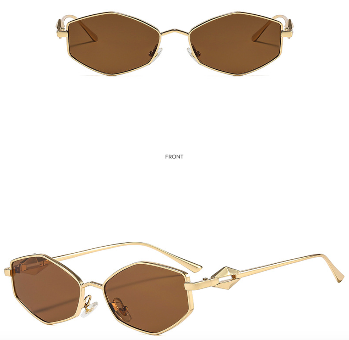 No.013: Hexagon Metal Sunglasses