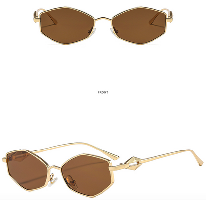 No.013: Hexagon Metal Sunglasses