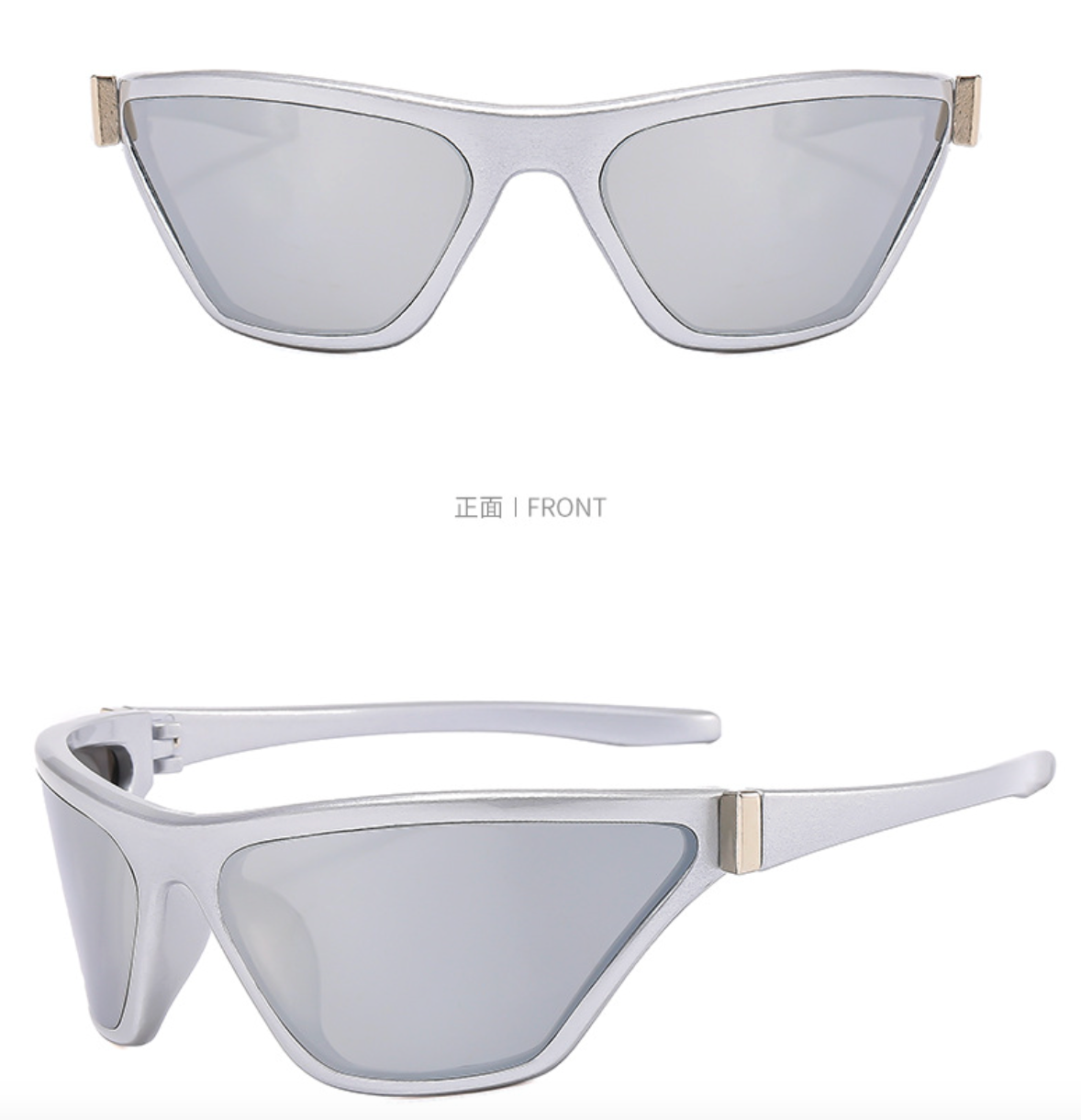 No.002: Geometric Y2K Cycling Sunglasses