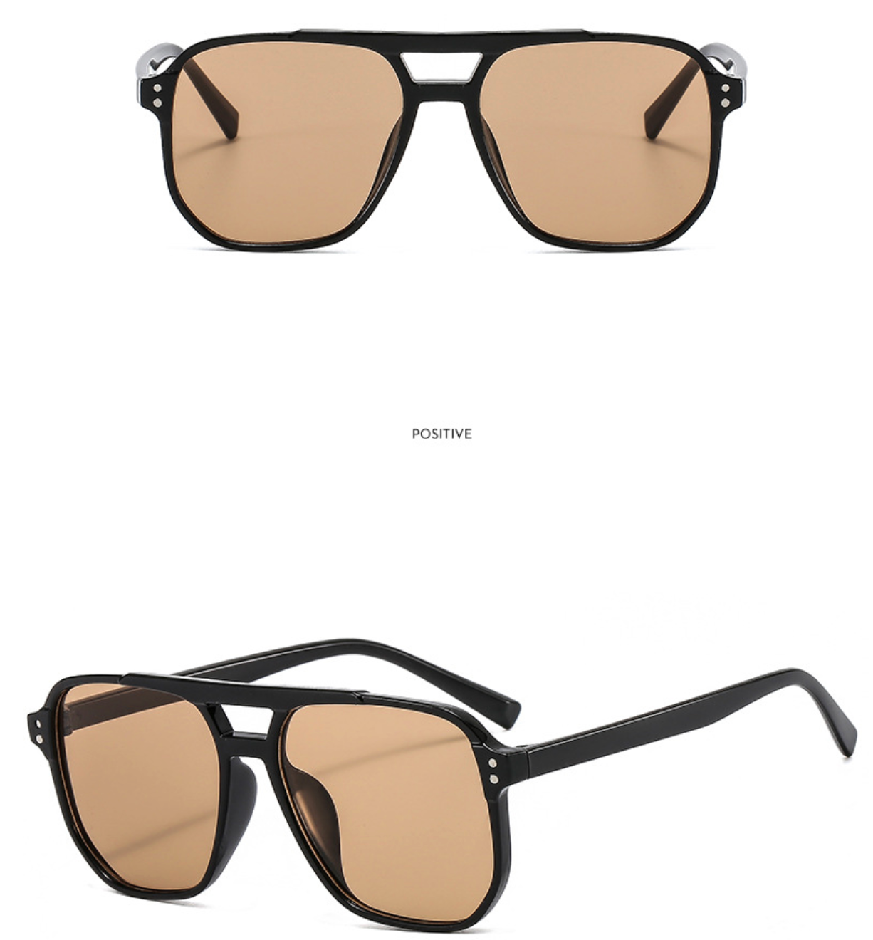 No.005: Double-Bridge Aviator Sunglasses