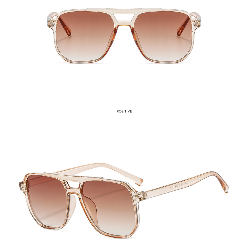 No.005: Double-Bridge Aviator Sunglasses