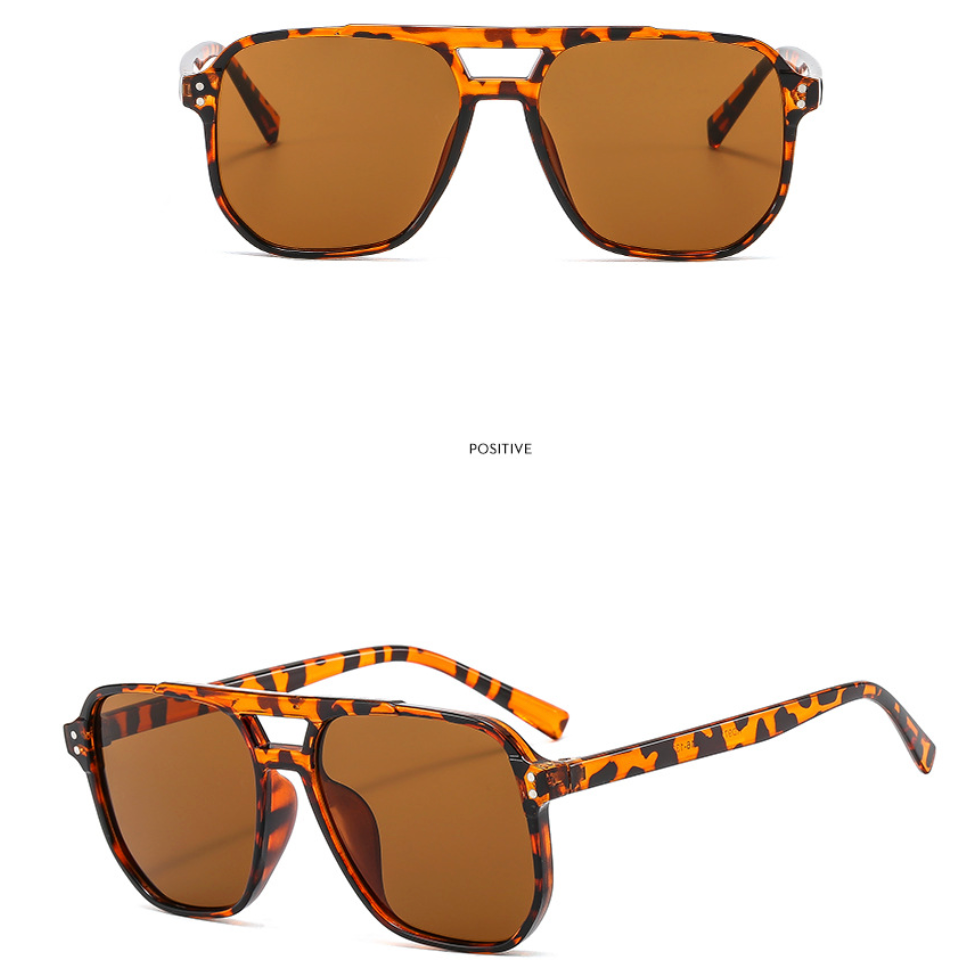 No.005: Double-Bridge Aviator Sunglasses