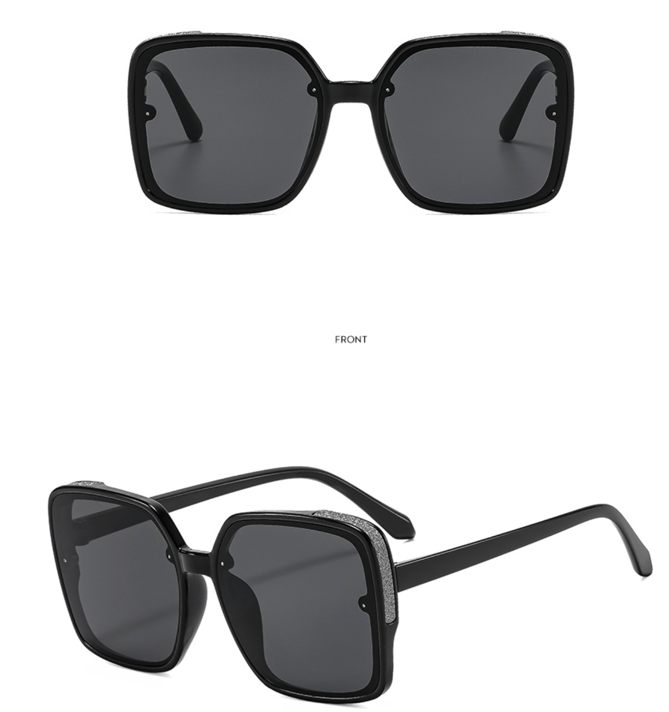 No.007: Retro Oversized Square Sunglasses